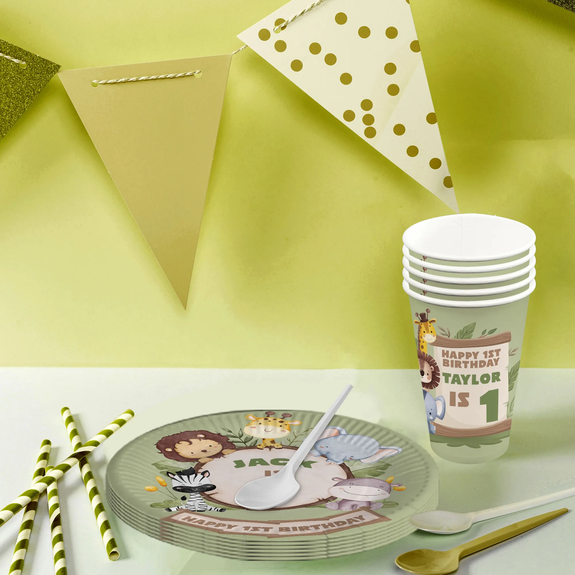 Jungle Kids Party Set image 8